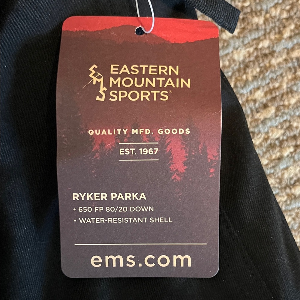 Eastern Mountain Sports Black Jacket with Red Tag - Picture 5 of 7